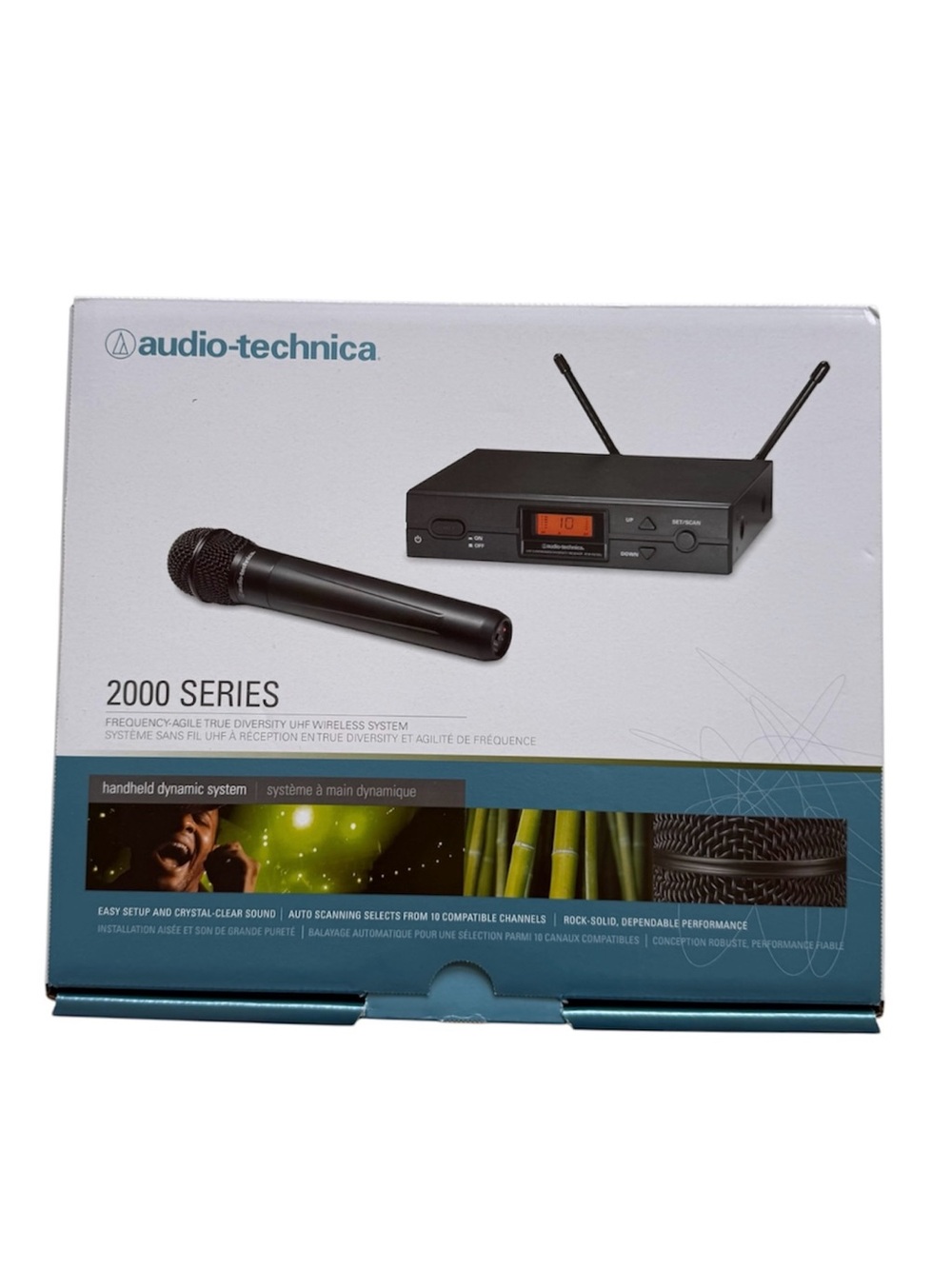 NIB Audio-technica 2000 SERIES UHF Wireless Microphone System